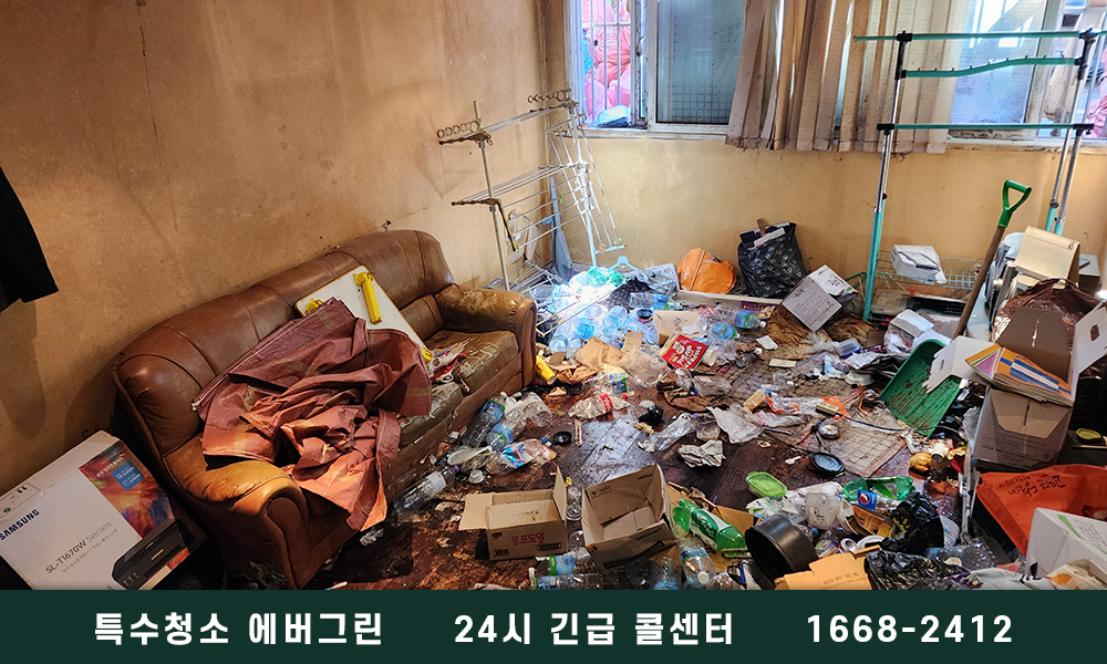 성북구 쓰레기집청소