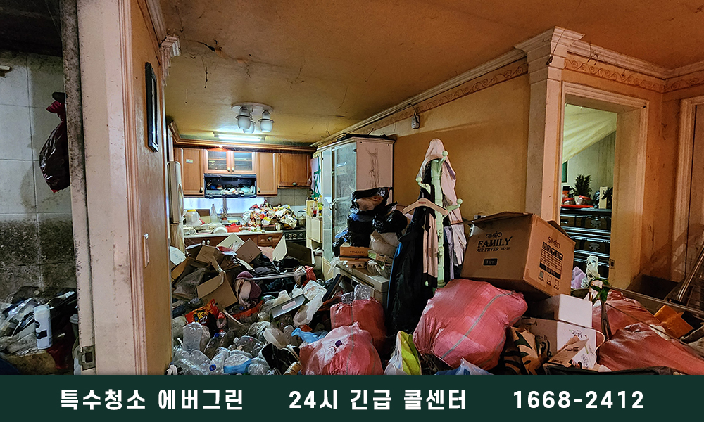 잠실 쓰레기집청소