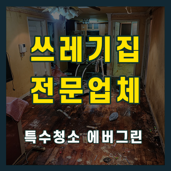 잠실 쓰레기집청소