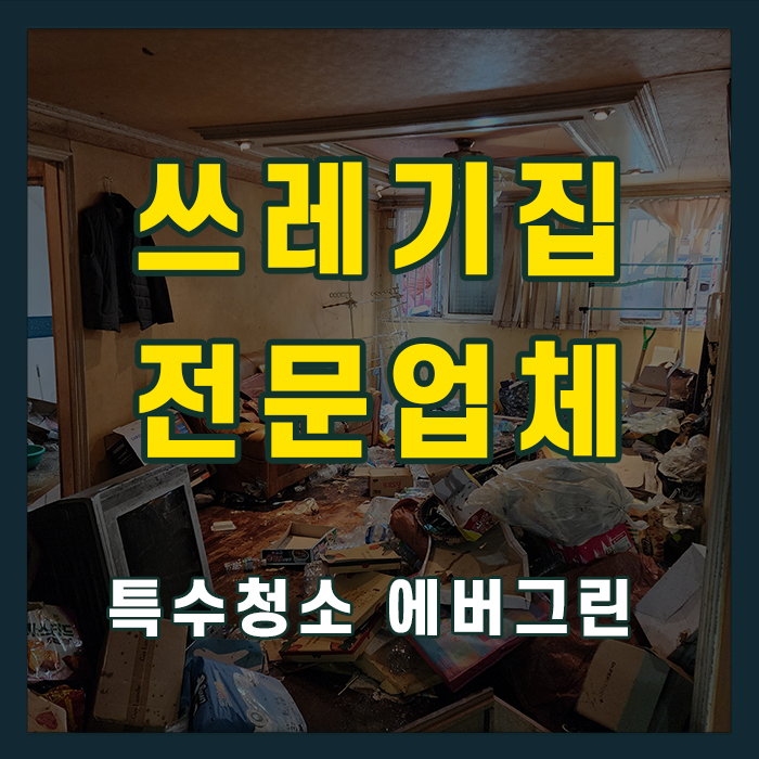합정 쓰레기집청소