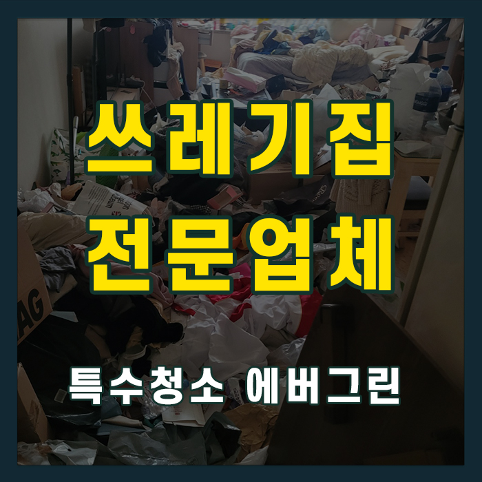 의정부 민락 쓰레기집청소