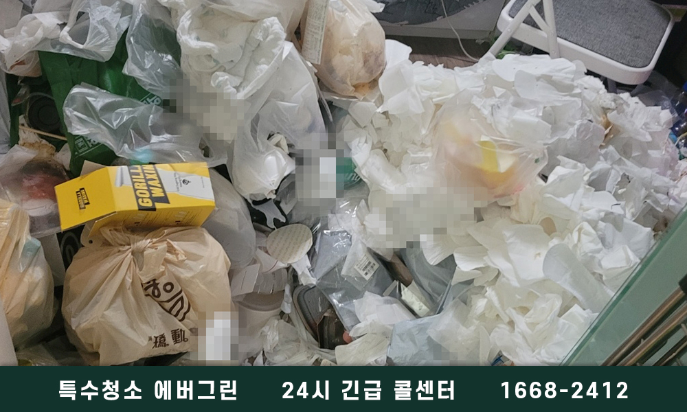 화성 동탄 쓰레기집청소