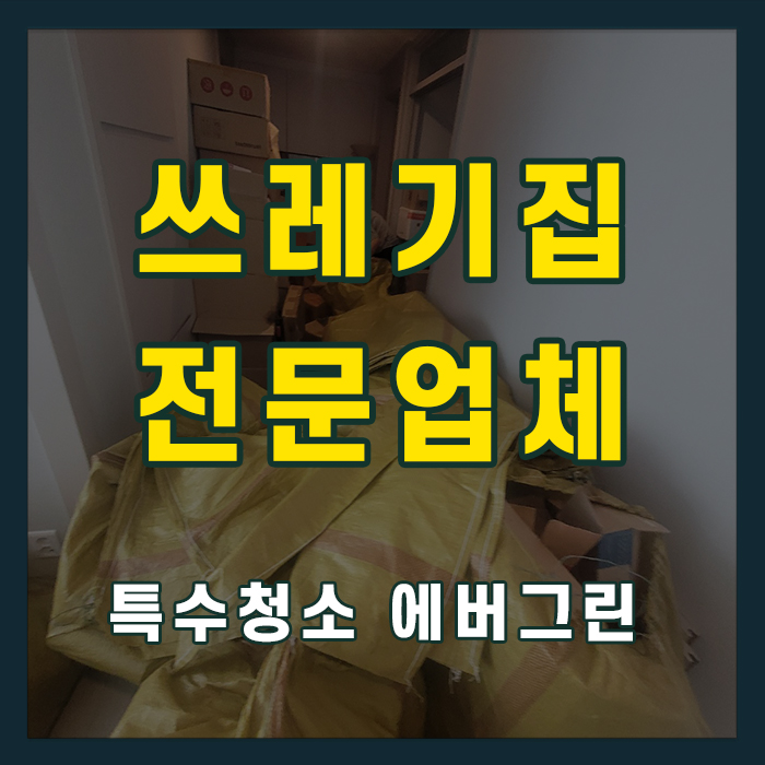 고양 일산 쓰레기집청소