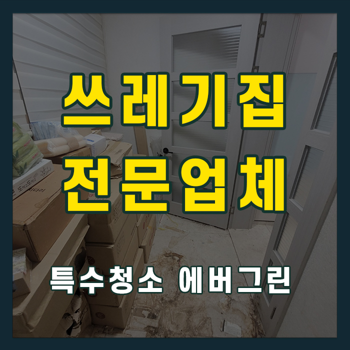 고양시 쓰레기집청소