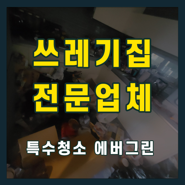 수원시 쓰레기집청소