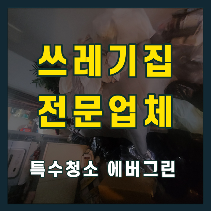 안양시 쓰레기집청소