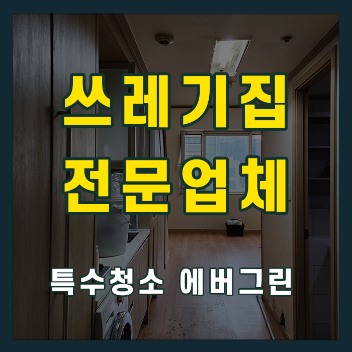 포항 남구 쓰레기집청소