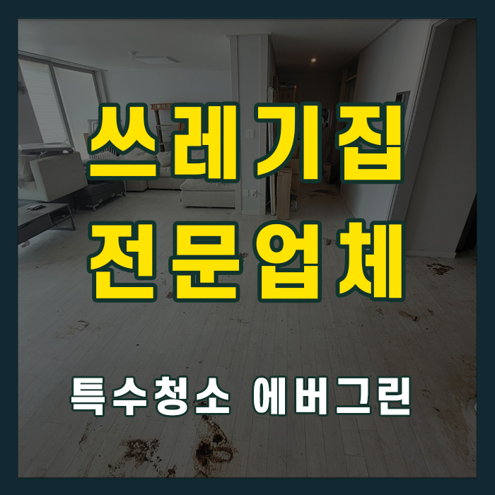 사천시 쓰레기집청소