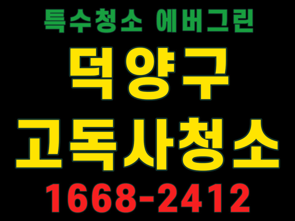 덕양구 고독사청소