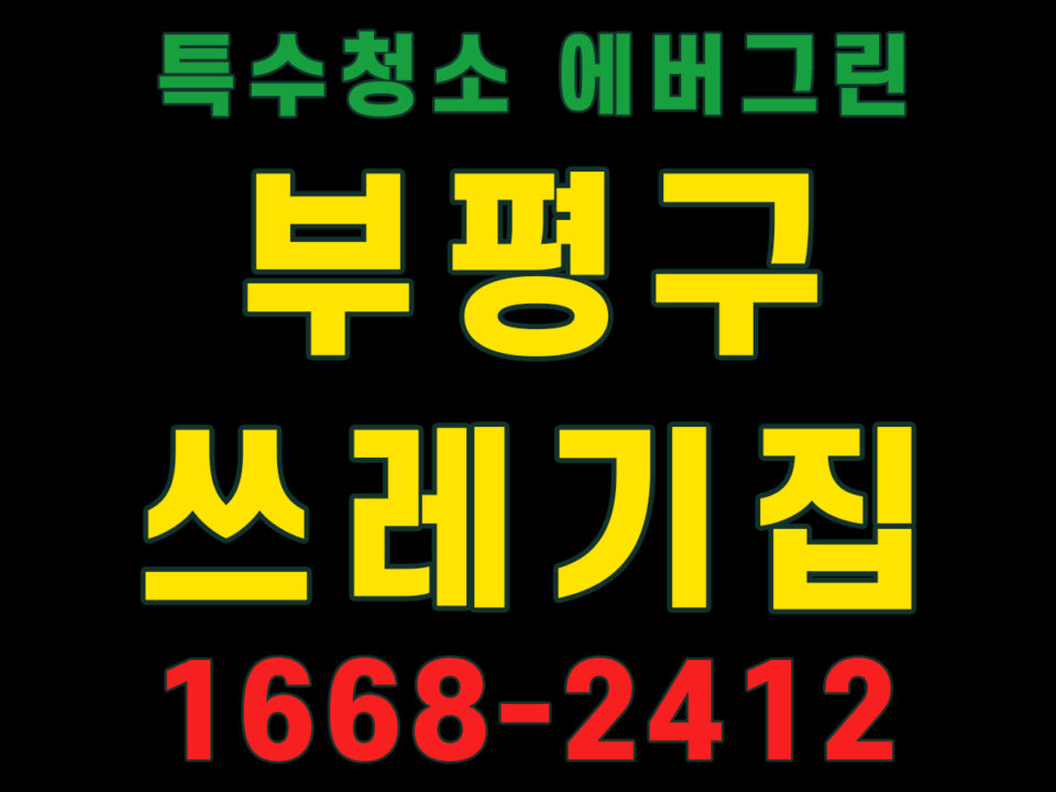 부평구 쓰레기집청소